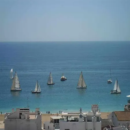 Albufeira, Sea And Old Town View 阿尔布费拉