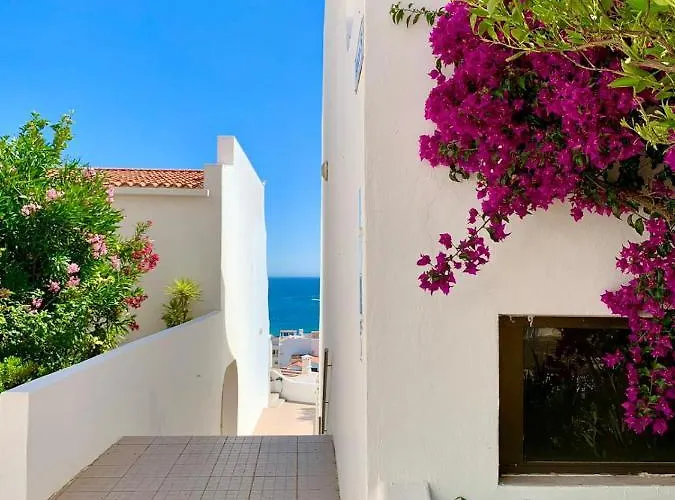 Albufeira, Sea And Old Town View *