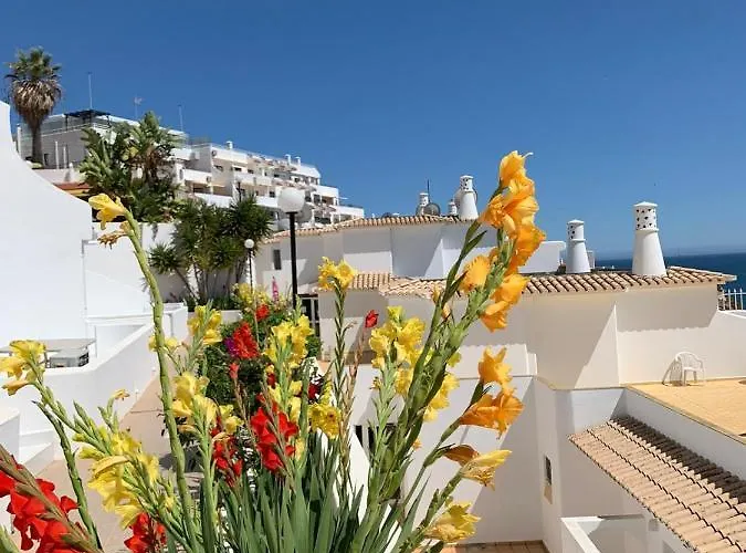 Albufeira, Sea And Old Town View