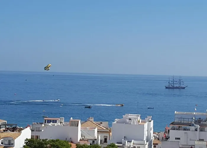 Albufeira, Sea And Old Town View *