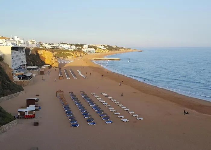 Albufeira, Sea And Old Town View *